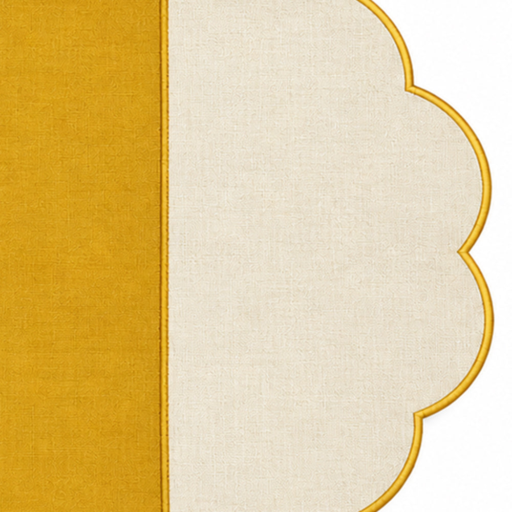 Cotton Scalloped Edge Table Mats