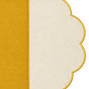 Cotton Scalloped Edge Table Mats