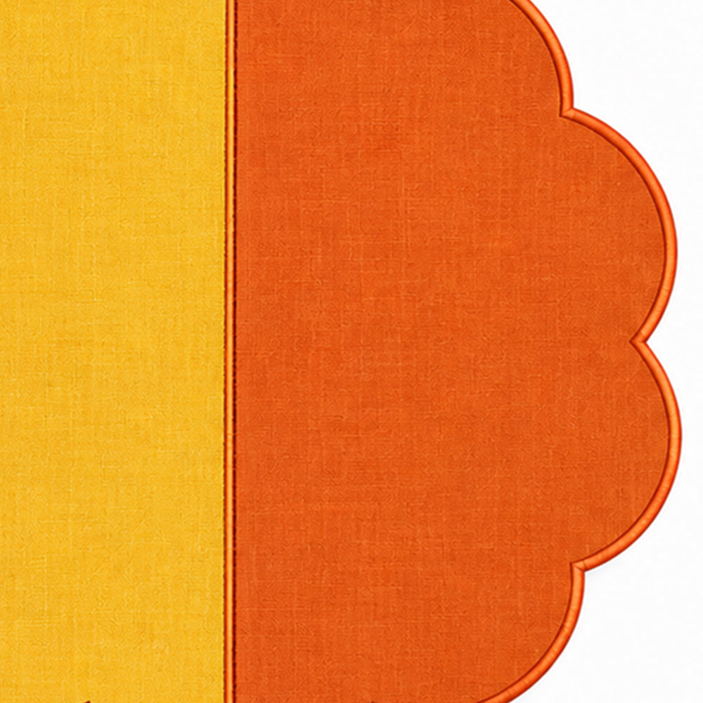 Cotton Scalloped Edge Table Mats