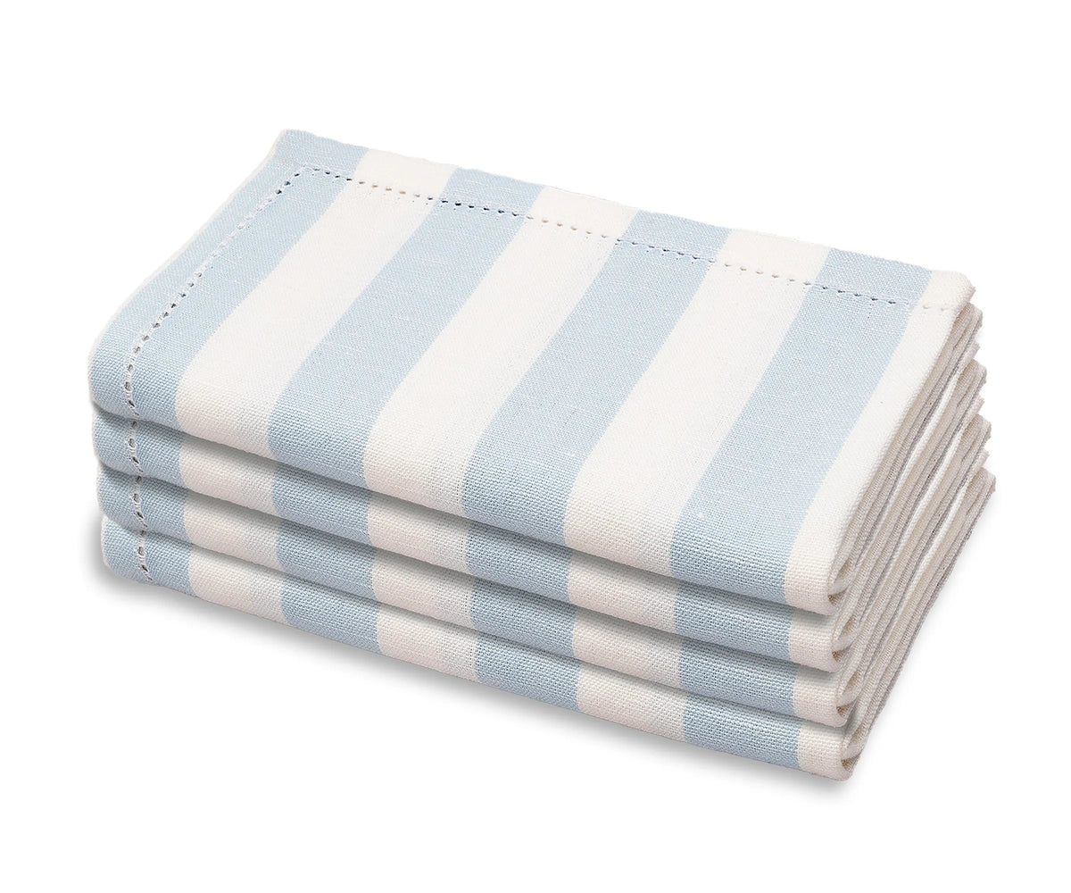 Reusable striped table napkins designed for meals, gatherings, and special occasions