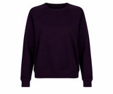 Women’s purple cotton sweatshirt with relaxed fit, soft casual sweatshirt for comfortable everyday wear