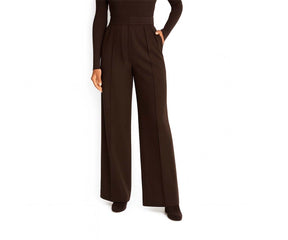 Brown Women’s Baggy Pants – loose-fit high-waist casual trousers for a stylish earthy look