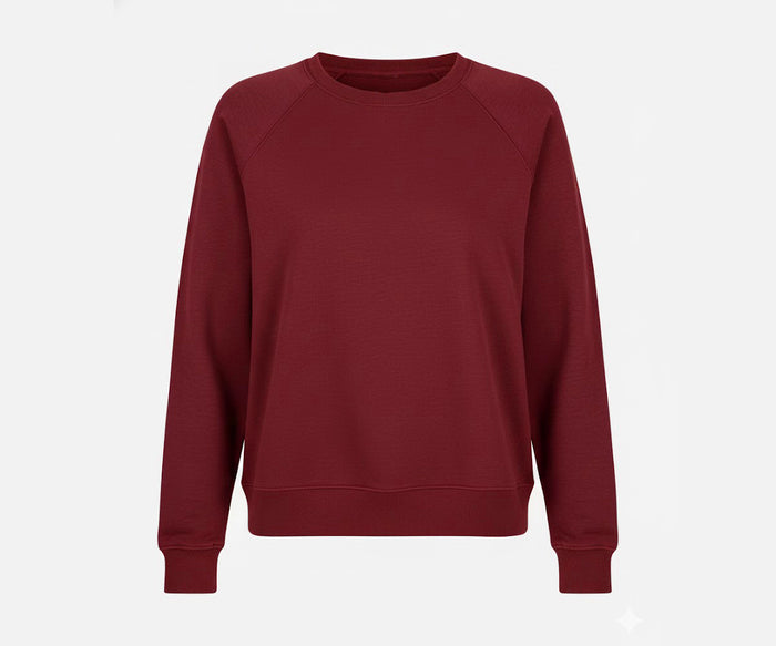 Cozy women’s sweatshirt for winter and fall Basic women’s cotton sweatshirt in solid color Stylish  sweatshirt for casual outfits.