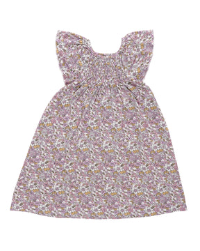 Pink floral cotton dress for baby girls – sleeveless summer outfit for toddlers aged 1 to 6, soft breathable fabric for warm days.