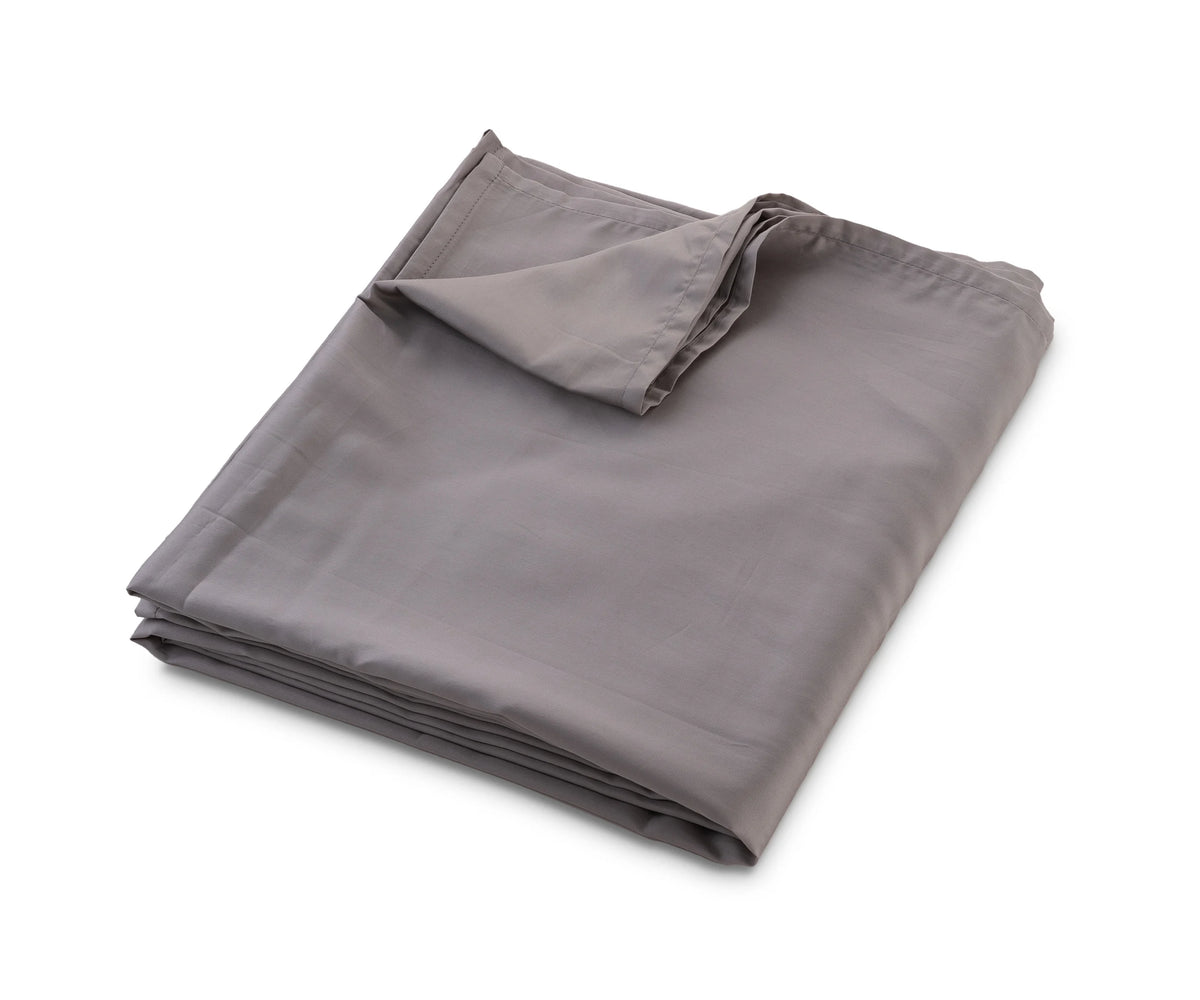 400 thread count brown sateen flat sheet made from 100% cotton