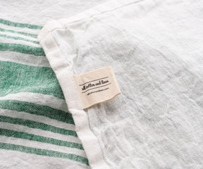 Linen towels: "Soft and durable linen for versatile use