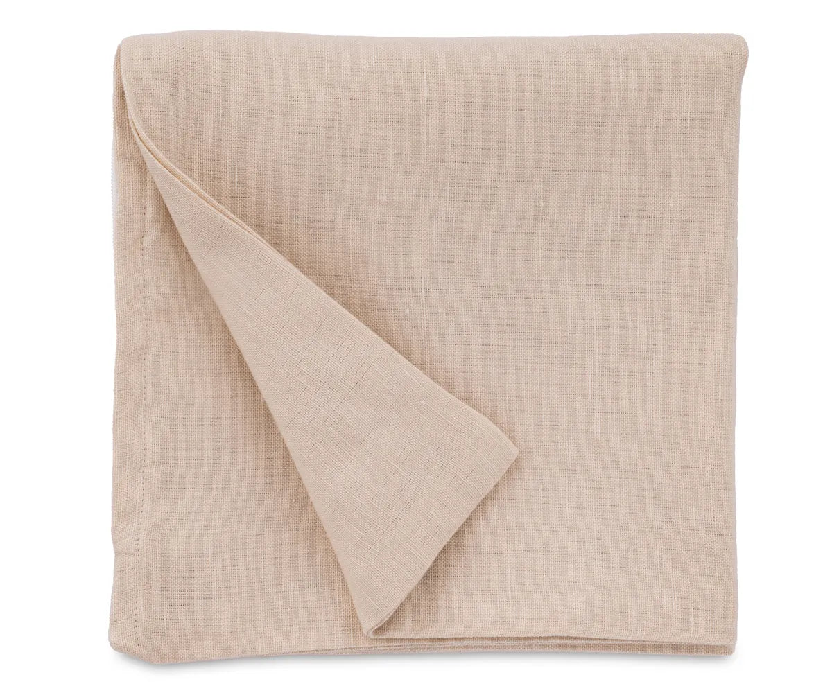 Elegant cotton-linen cushion covers with plain design and durable fabric
