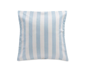 Blue cotton linen cushion cover set of 2 on sofa