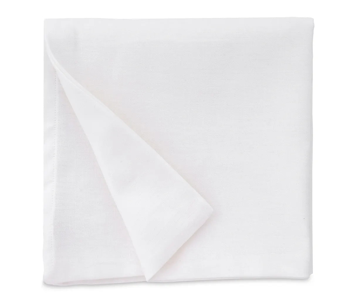 Durable zippered white cotton-linen cushion covers adding a cozy touch to living room