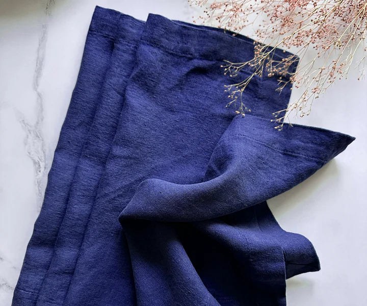 dark-blue-linen-cocktail-napkin