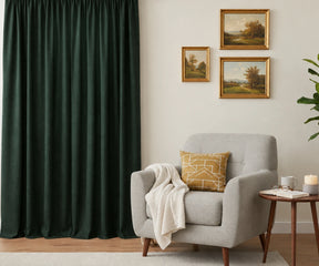 Elegant dark green linen curtains with a gathered top and flowing drape green linen curtains
green curtains
linen curtains green
living room curtains green
bedroom curtains green