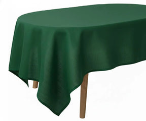 Oval Linen Tablecloth