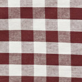 Cotton cloth featuring a classic checked plaid pattern