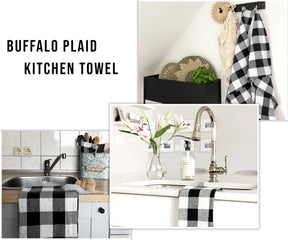 Black Cotton Kitchen Towels