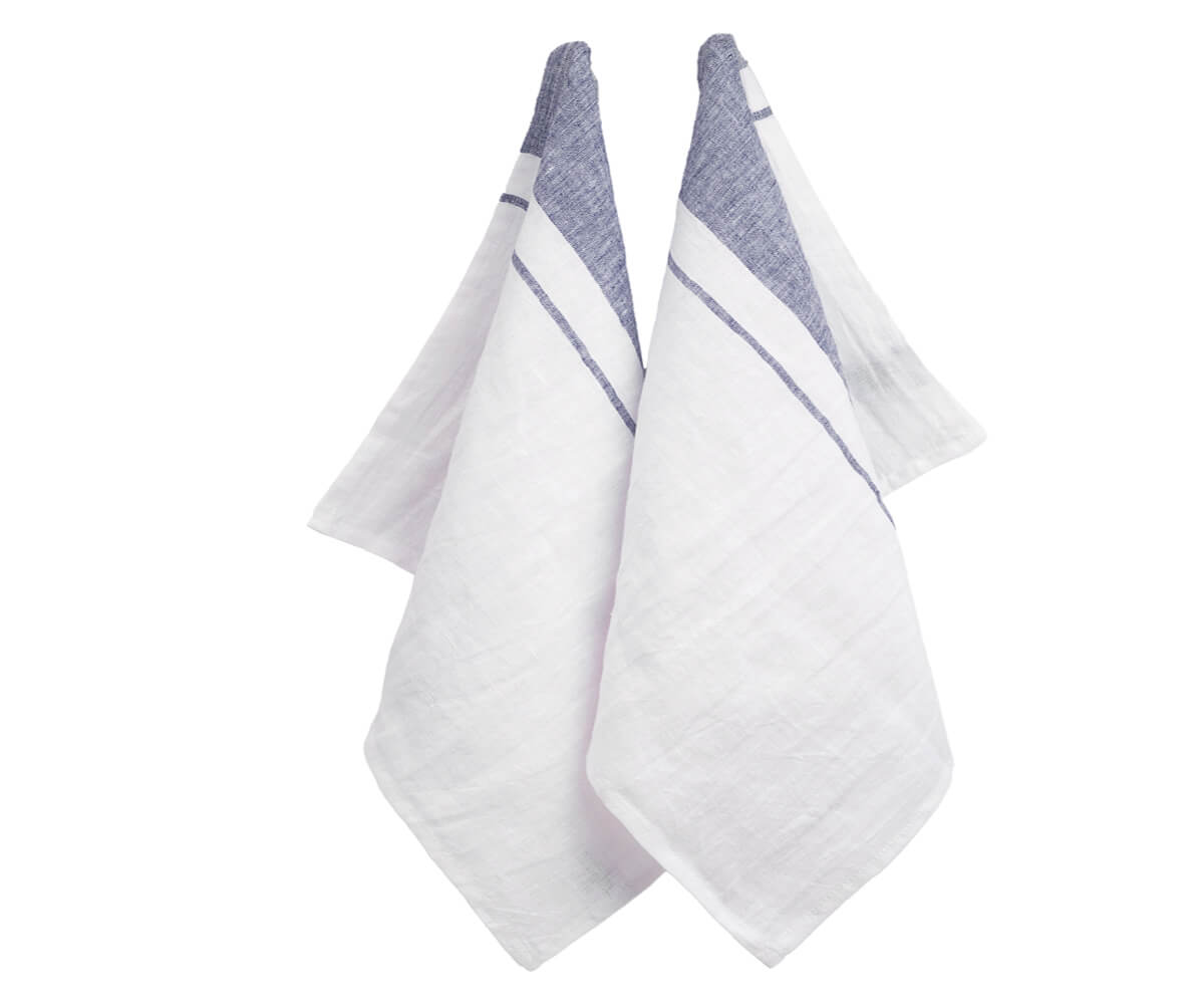 Linen dish towels set of 2 for weddings and parties