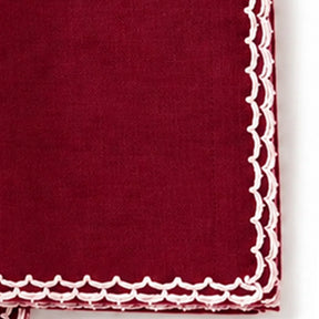 Burgundy dinner napkins for formal dining, holiday gatherings, weddings, and sophisticated table settings