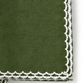 Olive green cloth napkins for elegant dining tables, entertaining, and everyday meals