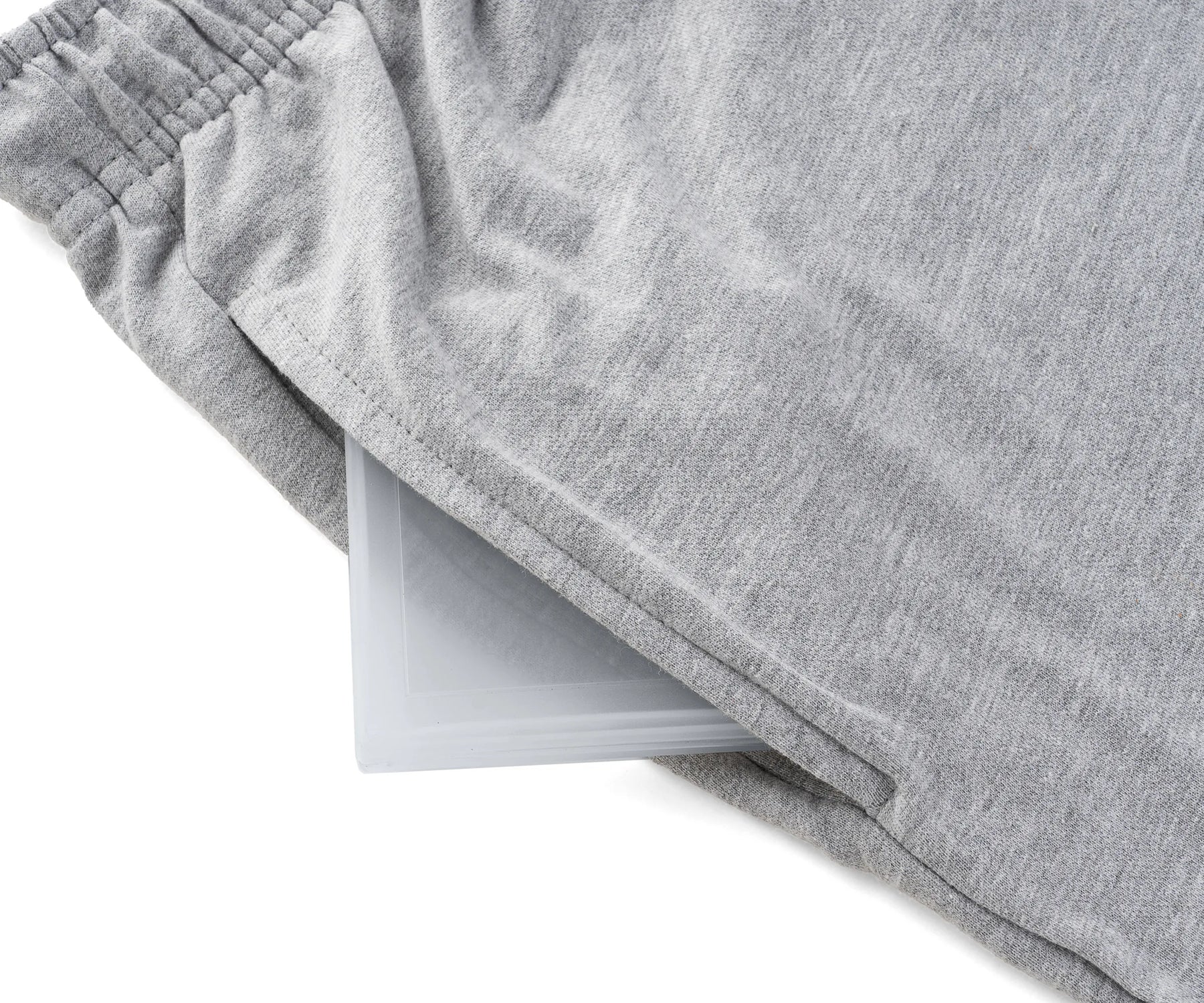 Men's grey cotton shorts with a soft, breathable texture and relaxed fit for everyday wear