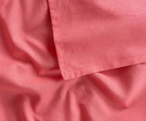 Versatile pink rectangle cotton tablecloth for casual and formal occasions