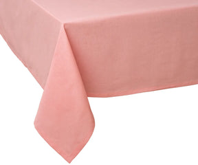 100% cotton light pink cloth tablecloth for weddings and events