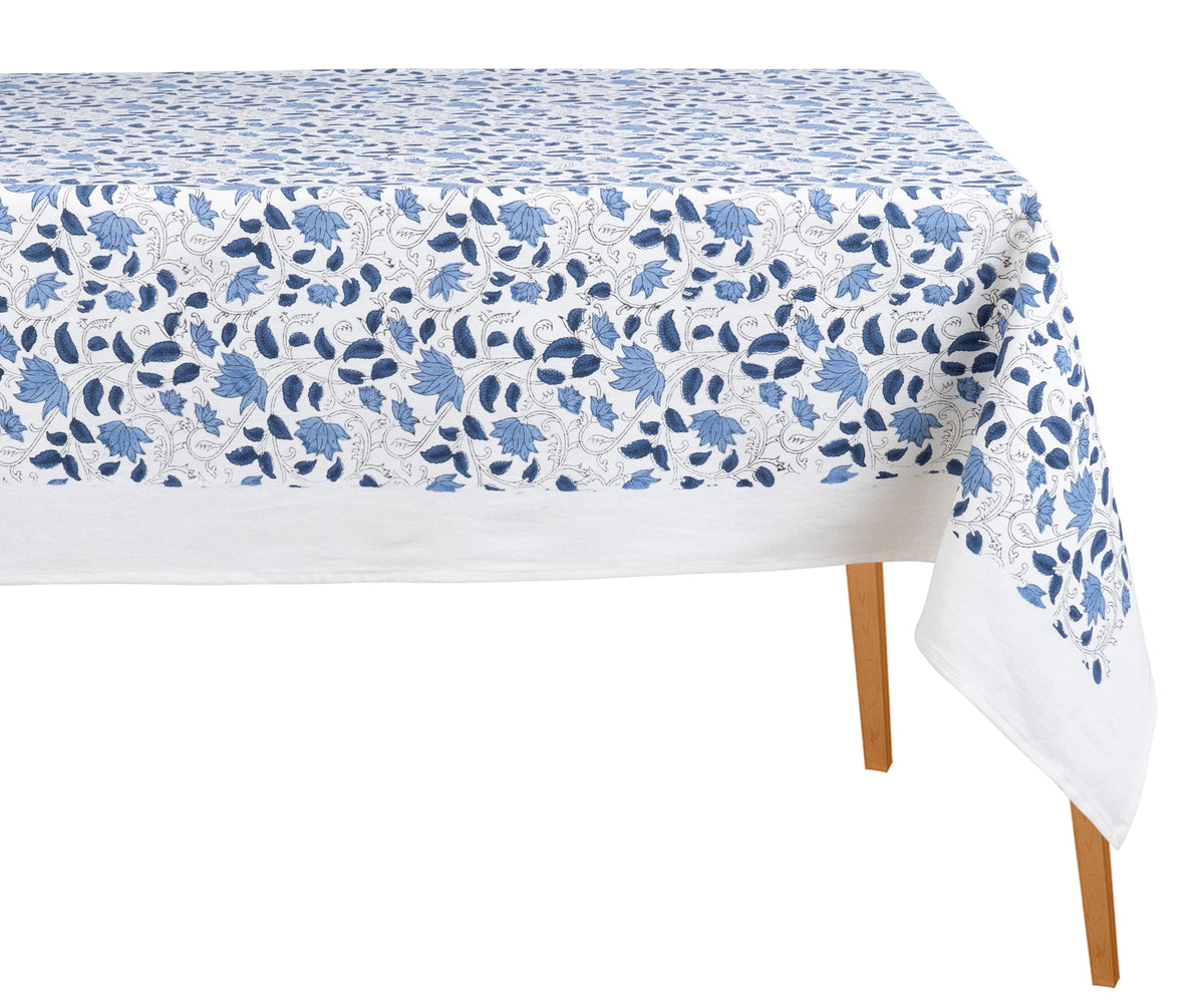Ikat Tablecloth - Blue