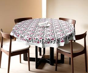 Eco-friendly 100% cotton floral tablecloth for everyday use