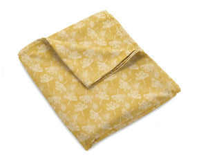nature inspired linen sheet set with simple leaf print, premium flax linen bedding, cooling breathable sheets for modern home