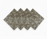 Reusable linen table napkins set with decorative print for farmhouse dining tables