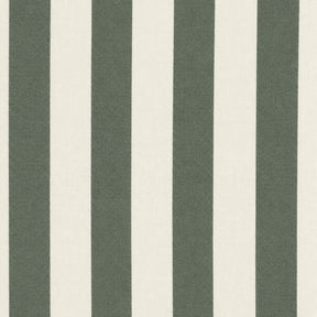 Forest green cotton cabana stripe window panels for coastal farmhouse decor