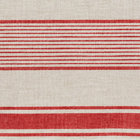 Detailed fabric swatch illustrating the structured weave and traditional pattern of French country table textiles.