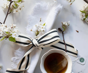 White fringe napkins