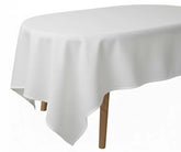Oval Linen Tablecloth