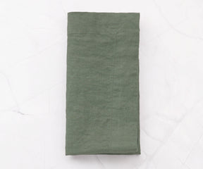 Forest Green Linen Napkins
