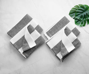 Kitchen tea towels in charming designs for everyday use.