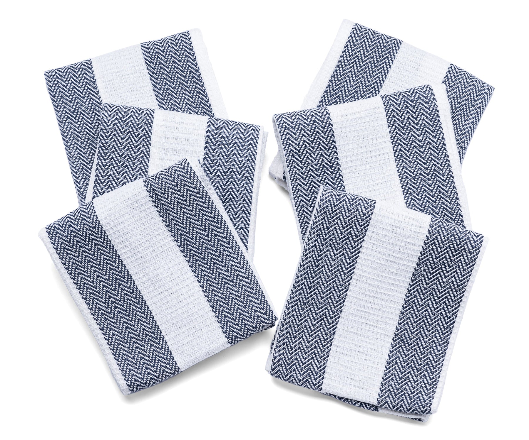 Cotton kitchen towels, perfect for drying dishes and hands.