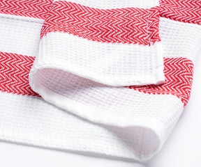 Kitchen hanging towels with convenient loops for effortless accessibility.