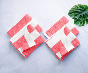 Fall kitchen towels, celebrating the season with festive patterns.