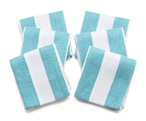 Red kitchen towels to brighten up your kitchen and add a splash of color.