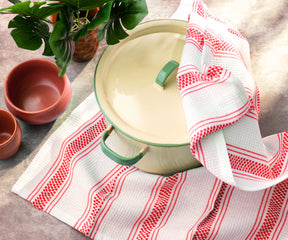 Transform your kitchen into a haven of style and functionality with our premium selection of 100% Cotton dish towels. 