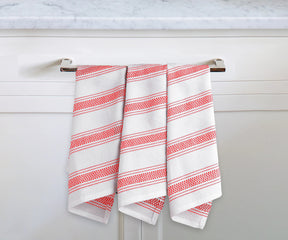 Treat yourself to the luxury of soft and absorbent dish towels that add a touch of sophistication to your culinary space. 