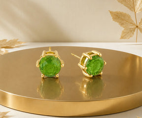 Best peridot birthstone earrings for August birthdays with fresh green elegance and trendy fashion appeal. Explore premium gemstone earrings for modern women.