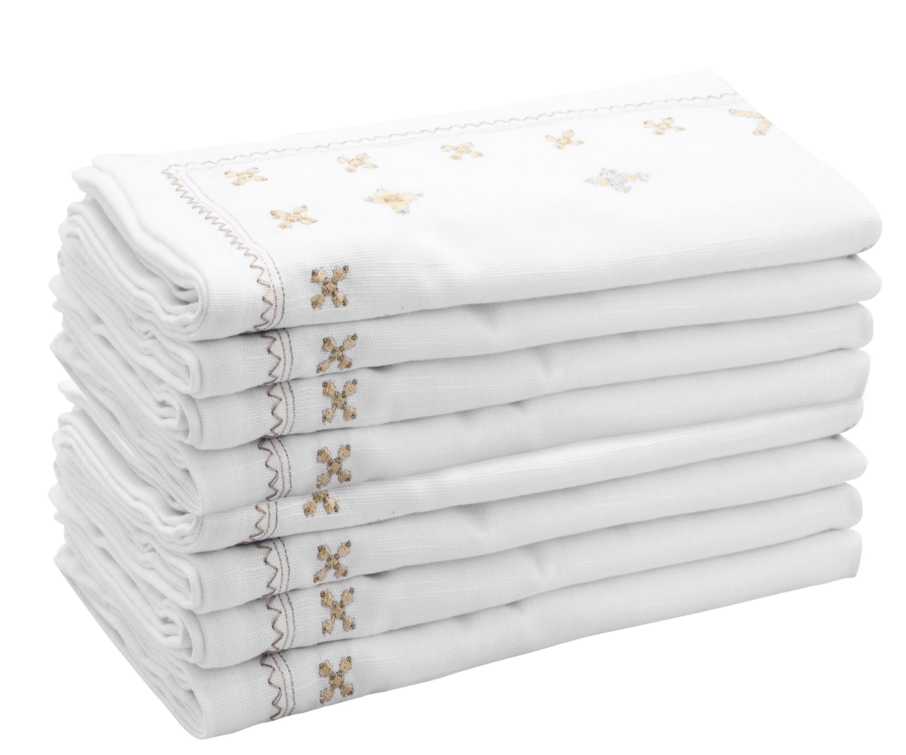 Gold Elegance: Stylish Cloth Napkins for Every Meal