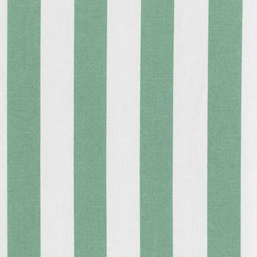 Green cotton cabana stripe curtains for farmhouse kitchens and modern rustic home decor