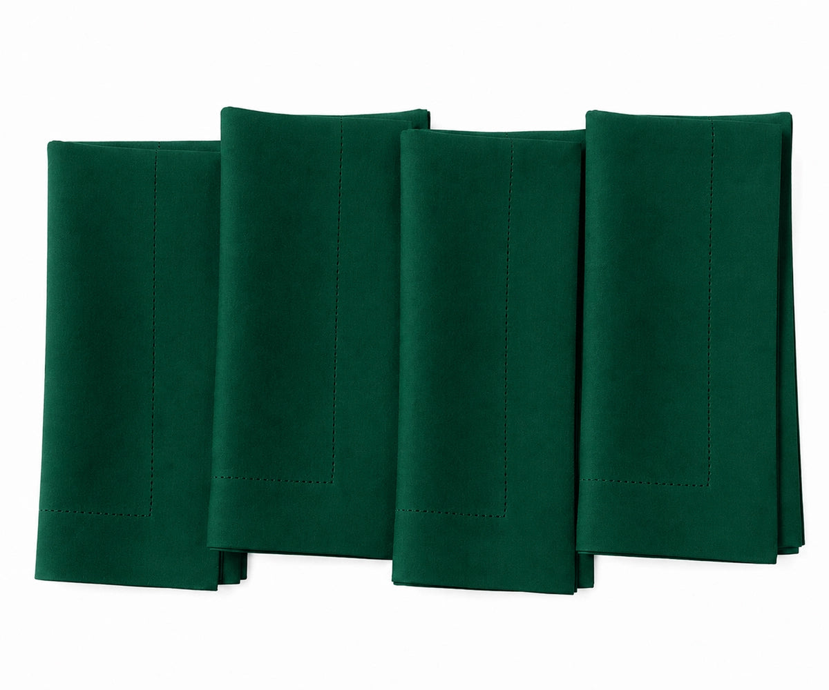 Green wedding napkins reusable linen cloth napkins for elegant table settings