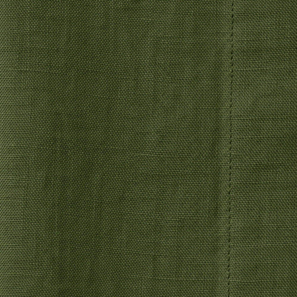 Forest Green Blackout Curtains for Bedroom – Cotton Panel with Liner