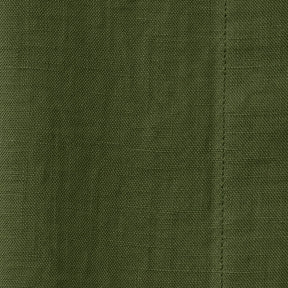Forest Green Blackout Curtains for Bedroom – Cotton Panel with Liner