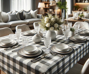 Cotton Tablecloths - Plaid Cloth Tablecloths