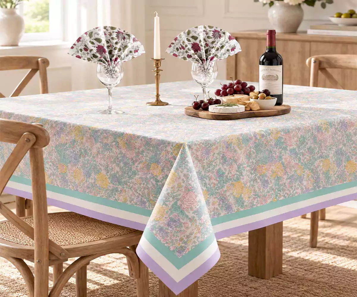 Hand Block Print Tablecloth