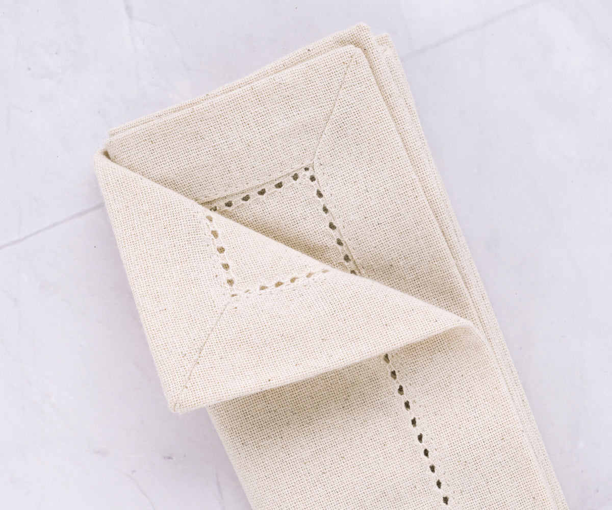 Enhance your table setting with classic Table Napkins.