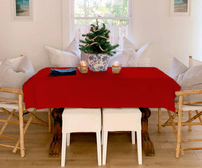 Red Cloth Tablecloth
